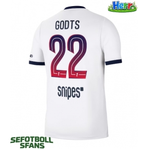 Paris Saint-Germain Mika Godts #22 Bortatröja 2026-27 Kortärmad